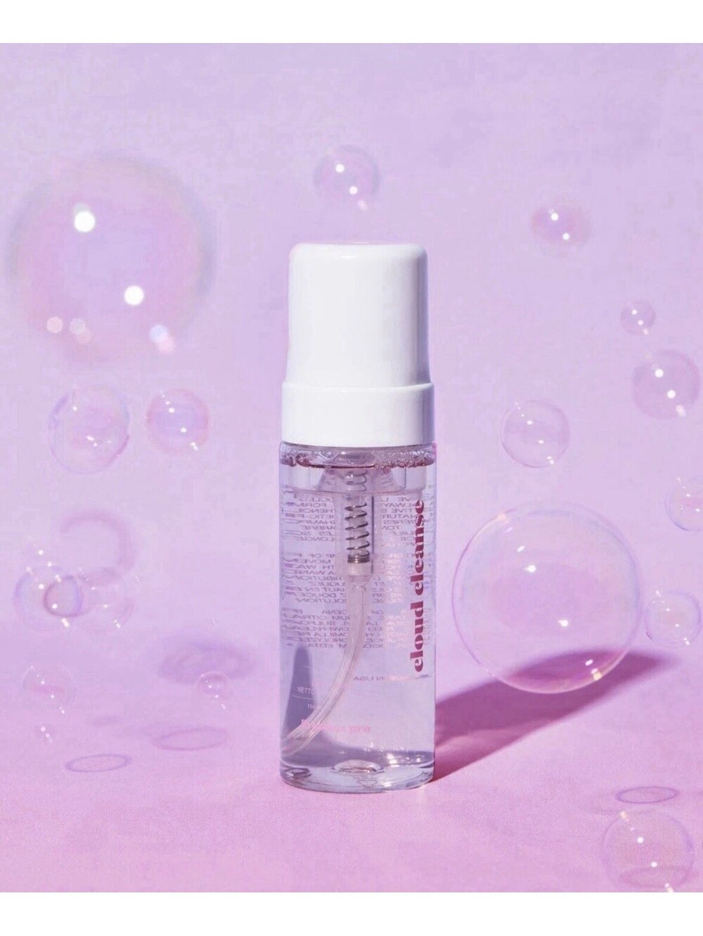 JB Lashes Cloud Cleanse Face Wash Cleanser 5.1 oz Foaming Makeup Remover